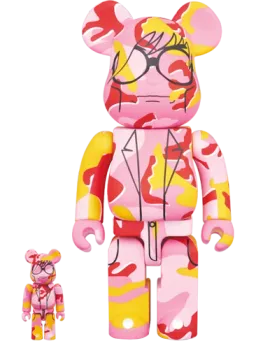 BE@RBRICK figure: ANDY WARHOL Camo Ver.