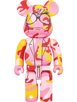 BE@RBRICK figure: ANDY WARHOL Camo Ver.