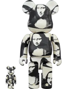 BE@RBRICK figure: "Double Mona Lisa"