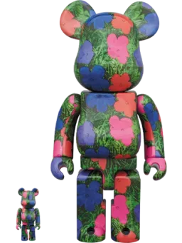 BE@RBRICK figure: ANDY WARHOL “Flowers”
