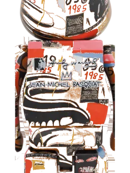 BE@RBRICK figure: Andy Warhol × JEAN-MICHEL BASQUIAT #2