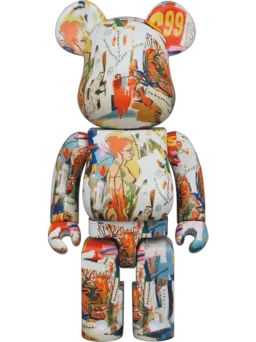 BE@RBRICK figure: Andy Warhol × JEAN-MICHEL BASQUIAT #4