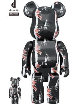 BE@RBRICK figure: Andy Warhol × The Rolling Stones ”Sticky Fingers”