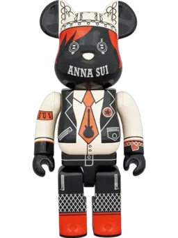BE@RBRICK figure: Anna Sui Red & Beige