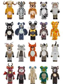 BE@RBRICK figure: Anne Valérie Dupond ONE OF KIND BE@RBRICK (ONE OFF) (EDITION 20)