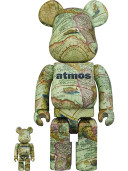 BE@RBRICK figure: atmos AGED MAP
