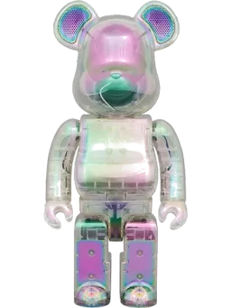 BE@RBRICK figure: Audio Iridescent Portable Bluetooth Speaker 4 Crystal Halo