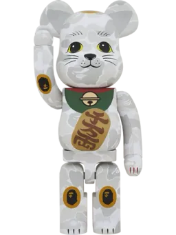 BE@RBRICK figure: BAPE Maneki Neko