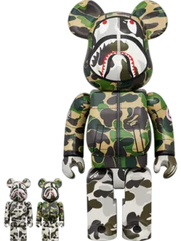 BE@RBRICK figure: × Canada Goose Shark