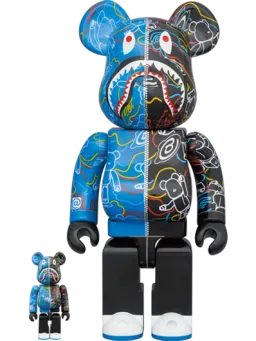 BE@RBRICK figure: Be@rbrick Line Camo Shark