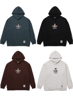 BE@RBRICK figure: BRIDGE SHIP HOUSE x JUNRed Apparel Hoodie