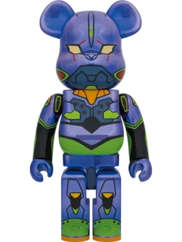 BE@RBRICK figure: エヴァンゲリオン初号機 CHROME Ver.