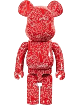 BE@RBRICK figure: Coca-Cola Keith Haring Red/White