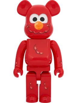 BE@RBRICK figure: COIN PARKING DELIVERY × SESAME STREET ELMO (CPD Ver.)