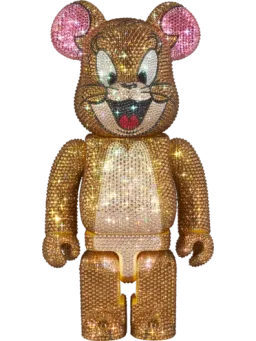 BE@RBRICK figure: CRYSTAL DECORATE JERRY (Classic Color) (TOM AND JERRY)