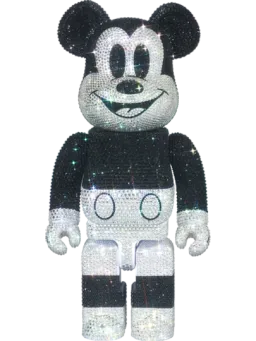BE@RBRICK figure: Crystal Decorate Mickey Mouse Be@rbrick