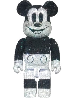 BE@RBRICK figure: CRYSTAL DECORATE MICKEY MOUSE BE@RBRICK 《Scheduled to be shipped within 3 to 6 months after ordering》