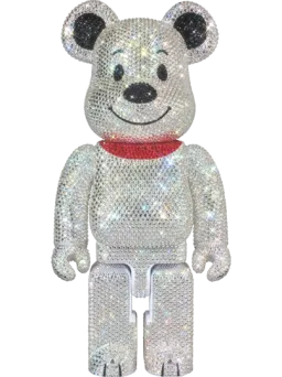 BE@RBRICK figure: Crystal Decorate Snoopy Be@rbrick