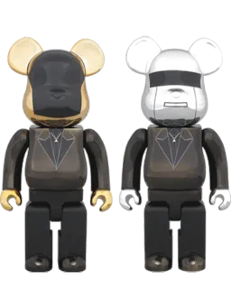 BE@RBRICK figure: Daft Punk (2 Pack) Black