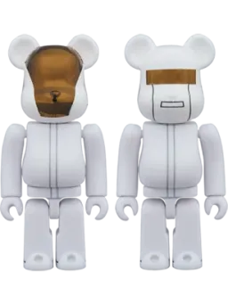 BE@RBRICK figure: Daft Punk White Suits 2-Pack