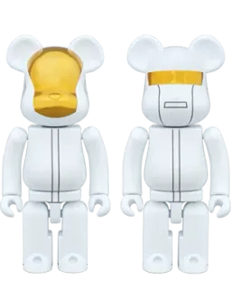 BE@RBRICK figure: Chogokin Daft Punk (White Suits Ver.) 2-Pack
