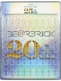 BE@RBRICK figure: DISPLAY BLISTER BOARD MEDICOM TOY 25th ANNIVERSARY LIMITED EDITION