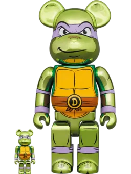BE@RBRICK figure: DONATELLO CHROME Ver.