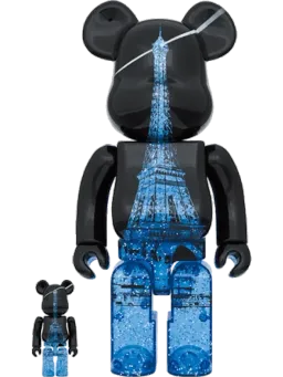 BE@RBRICK figure: Eiffel Tower Sparkling