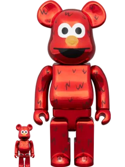 BE@RBRICK figure: ELMO CHROME Ver.