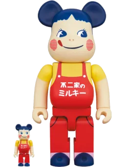 BE@RBRICK figure: Enamel Sign Peko-chan