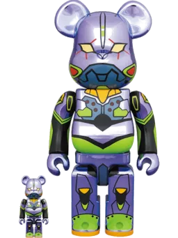 BE@RBRICK figure: Unit 1 & Set Chrome Ver.