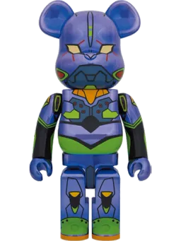 BE@RBRICK figure: Unit 1 Chrome Ver.