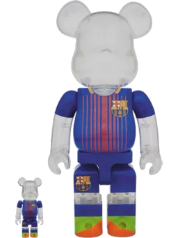 BE@RBRICK figure: FC Barcelona & Set Clear/Navy