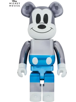 BE@RBRICK figure: fragmentdesign MICKEY MOUSE BLUE Ver.
