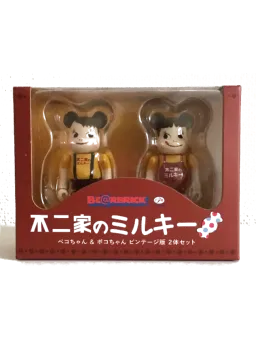 BE@RBRICK figure: Fujiya X Bearbrick: Peko & Poko