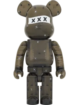 BE@RBRICK figure: God Selection Xxx Black Clear