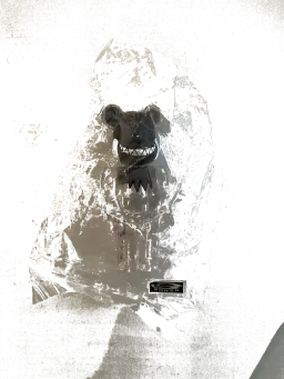 BE@RBRICK figure: Gonzo Black SECRET (Horror) - Bearbrick Series 15 by Medicom