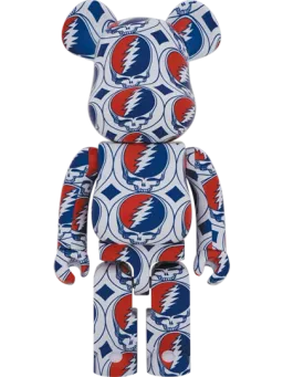 BE@RBRICK figure: Grateful Dead (steal Your Face)