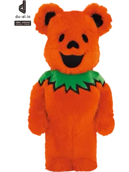 BE@RBRICK figure: GRATEFUL DEAD DANCING BEARS COSTUME Ver. ORANGE