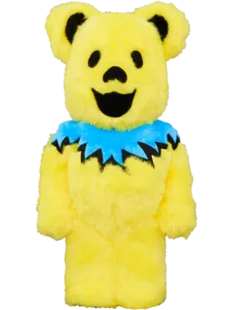 BE@RBRICK figure: GRATEFUL DEAD DANCING BEARS COSTUME Ver. YELLOW