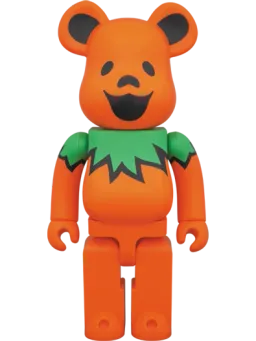 BE@RBRICK figure: Grateful Dead Dancing Bears Orange