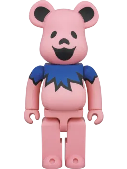 BE@RBRICK figure: Grateful Dead Dancing Bears Pink
