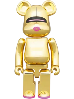 BE@RBRICK figure: Chogokin HAJIME SORAYAMA GOLD