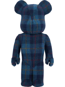 BE@RBRICK figure: Harris Tweed Hebrides Blue