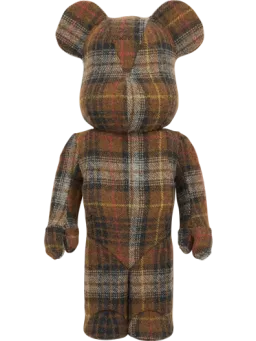 BE@RBRICK figure: Harris Tweed Hebrides Brown