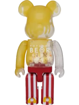 BE@RBRICK figure: Haruki Okayama Popcorn Bear