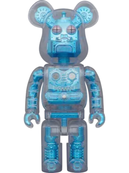 BE@RBRICK figure: HxS (HIROTA SAIGANSHO) METALLIC BLUE