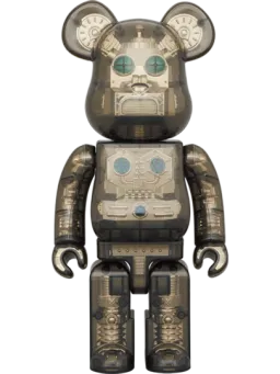 BE@RBRICK figure: HxS(HIROTA SAIGANSHO) CLEAR BLACK