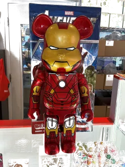 BE@RBRICK figure: Iron Man Bearbrick MK 7 Avengers by Medicom Toy