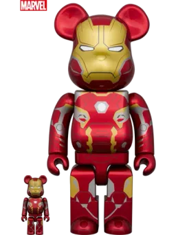 BE@RBRICK figure: Iron Man Mark 45 Bearbrick +